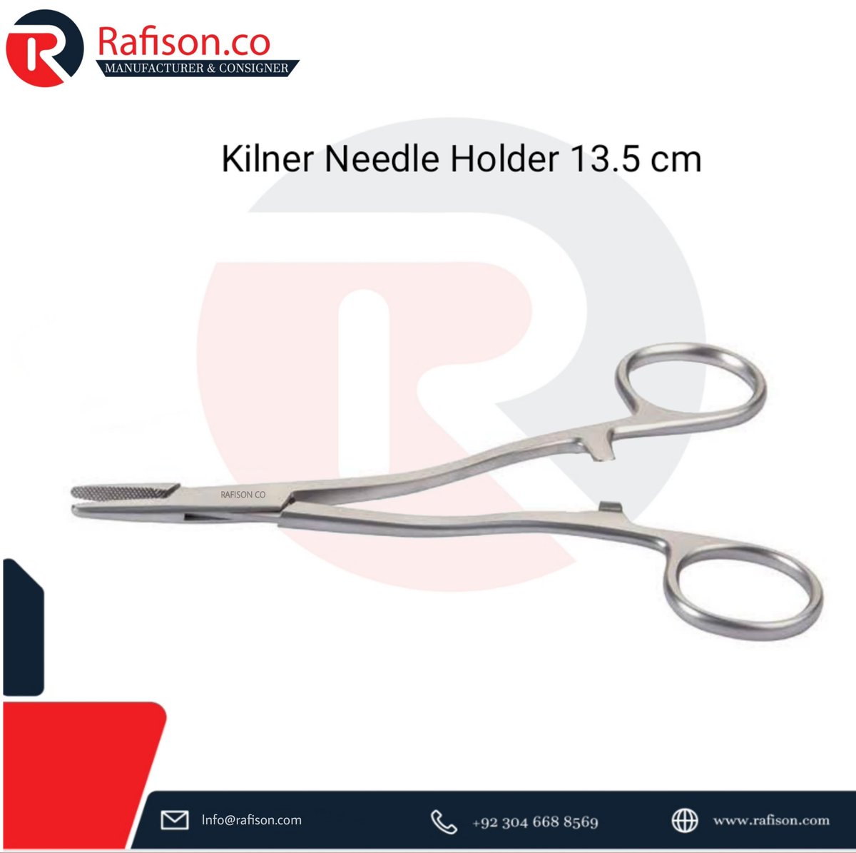 CoRafison's tweet photo. Single Use Kilner Needle Holder 13.5 cm is designed for use with delicate suturing needles for closing wounds, and is more often used in plastic surgery procedures

https://t.co/nrkqXPqP7g 

#singleuseinstruments #kilnerNeedleHolder #surgery #RAFISONCO #manufacturingcompany https://t.co/8UbRxwVK2w