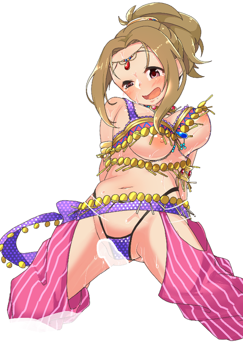 しゃらしゃら鳴る音だけでおっきするようにされちゃうんだ…… 