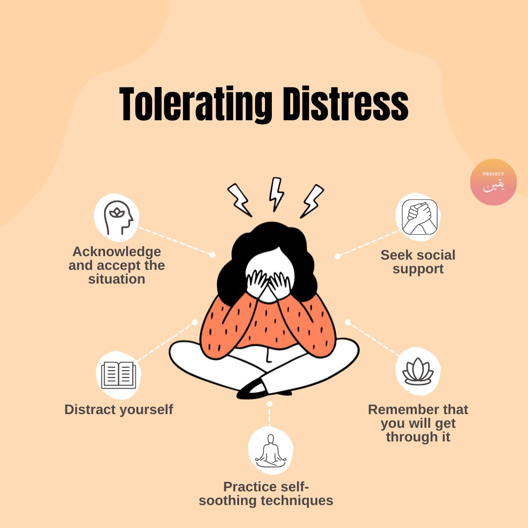 project_yaqeen's tweet photo. Distress is an inevitable part of life, ranging from everyday struggles to major events like divorce, illness, job loss or death of a loved one and can have a massive effect on your emotional well being. https://t.co/yXCyUo0LOm