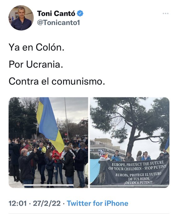 marianofake's tweet photo. Cuando crees que Toni Cantó no puede ser más tonto, pero te das cuenta de que sí. https://t.co/0REQmS52E6