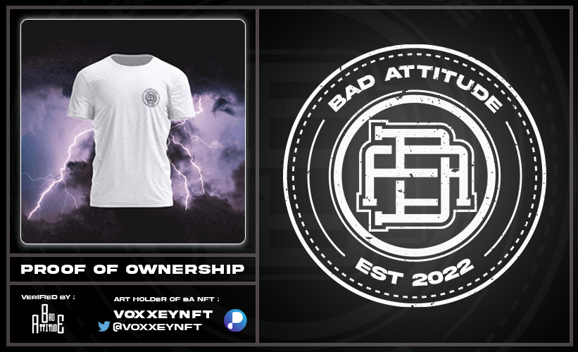 badattitudenft's tweet photo. Sold to @VoxxeyNft , Thanks for support my friend. 🤜🤛 https://t.co/SPnMMZfjaX