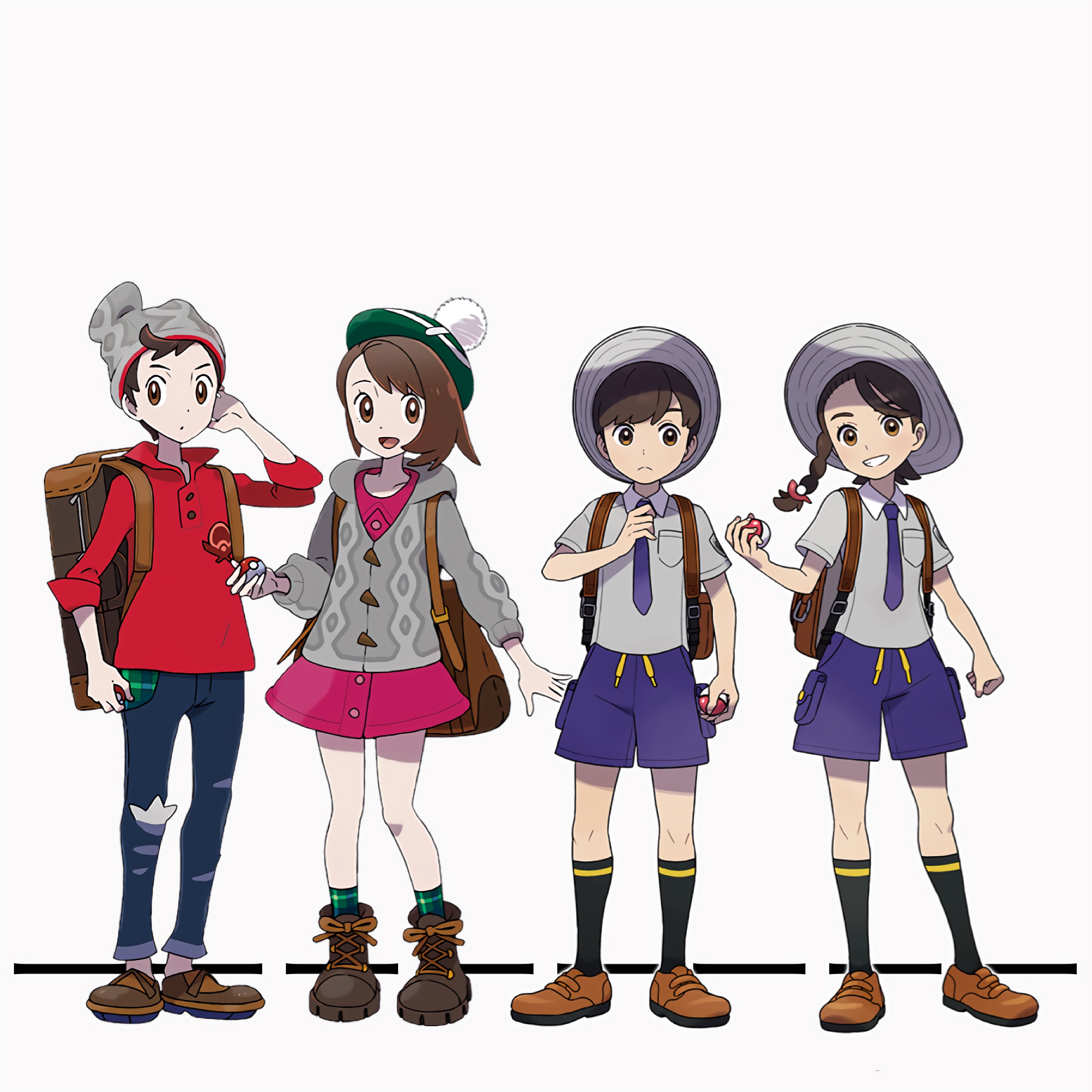 Ruu ポケモンプレゼンツ Pokemonday ポケットモンスター スカーレット バイオレット 第8世代主人公 と第9世代主人公比較 T Co nijyxy79 Twitter