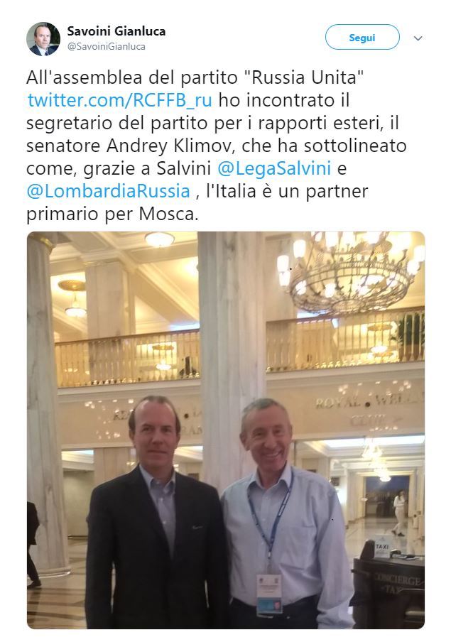 SenatoreF's tweet photo. @LegaSalvini @Mezzorainpiu #UcrainaWar La lega #salvini il più putiniano dei putiniani sta occupando le tv x farsi credere
Ma parlateci #russagate #Savoini indagato per il caso dei fondi dalla Russia #putin
@legasalvini
#ucr https://t.co/cP2gHcJl1A