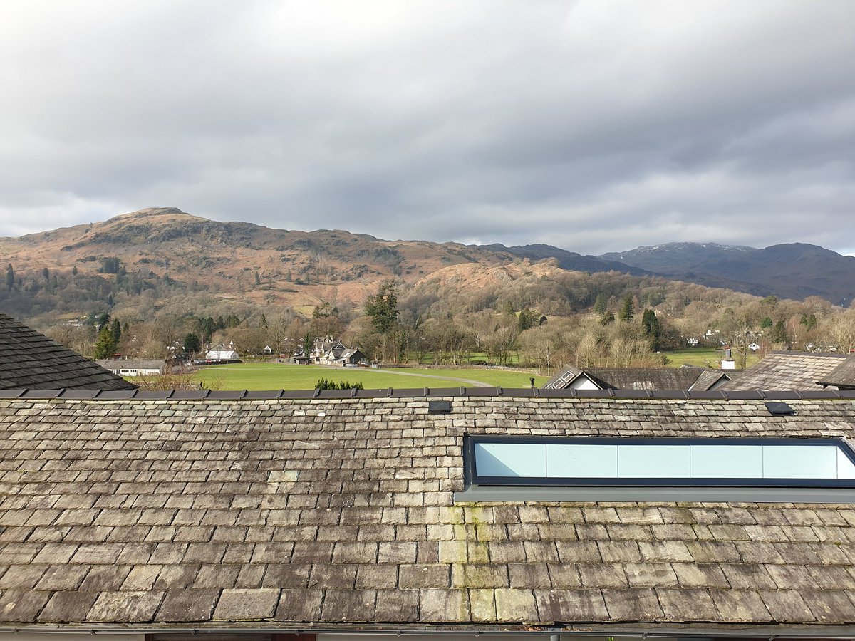 In the Lake District for a few days. This is the view from our bedroom window  #andbreathe