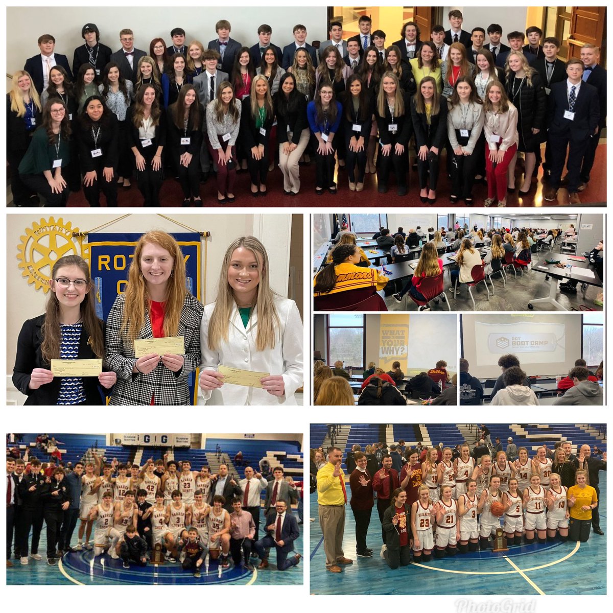 A week of W’s — Two District Championships, Multiple Regional FBLA winners (including Regional Secretary—AK Harper), Rotary Speech Contest clean sweep and a full house at ACT bootcamp on Saturday morning. #WinTheDay #WeAreBC
