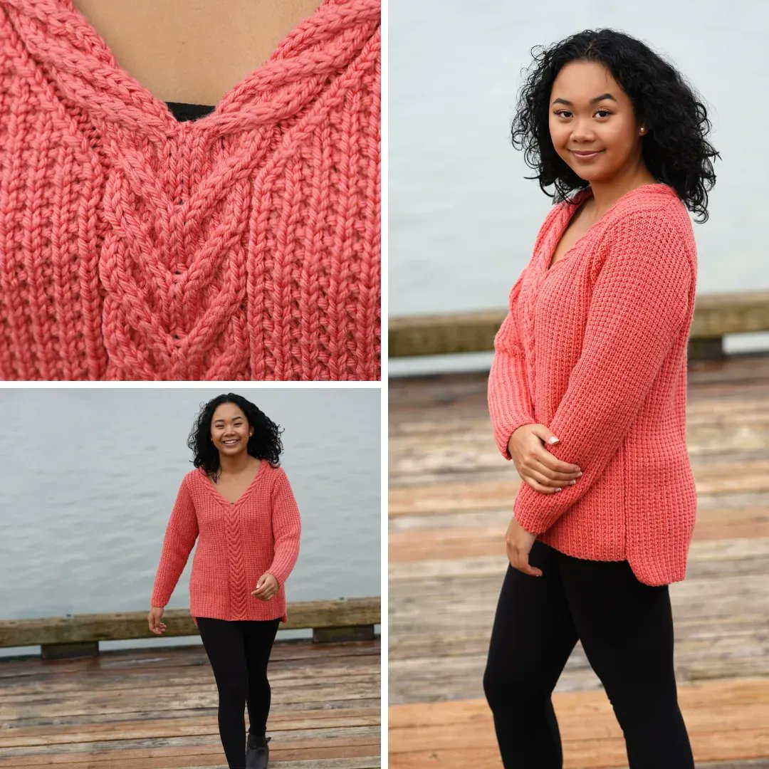 CascadeYarns's tweet photo. Everyday Pullover in 220 Superwash Aran
by Melissa Leapman
Download this free pattern on the Cascade Yarns website
https://t.co/rh0eL4nYw0
#CascadeFreePattern #CascadeYarns #FreePattern #220SuperwashAran #KnittedPullover https://t.co/p9Oxxl43NR