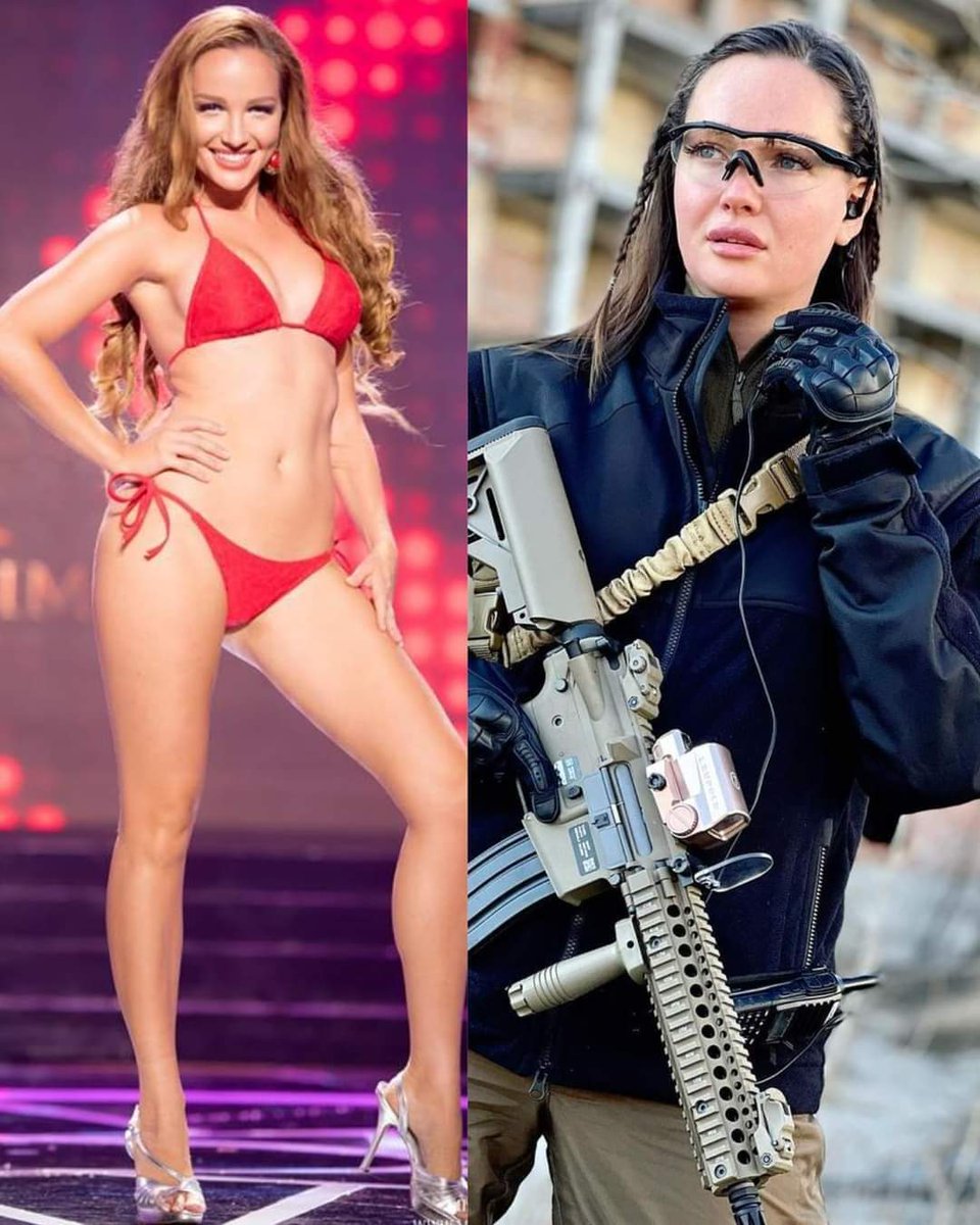 acsduwal's tweet photo. @youmemmatsix Mrs. Ukraine defending her country https://t.co/SfJXwXBagI