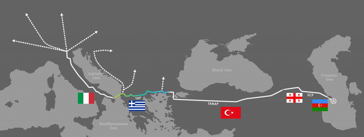 hcanercan's tweet photo. I hope @ReutersGraphics can update its online Infographic today! Reuters did not show the route of European solidarity Project, Southern Gas Corridor (in operation), but they added not-yet-operational Galsi pipeline from Algeria to Italy via Sardinia. I regret to see why! #ONGT https://t.co/gYKpikHjnS