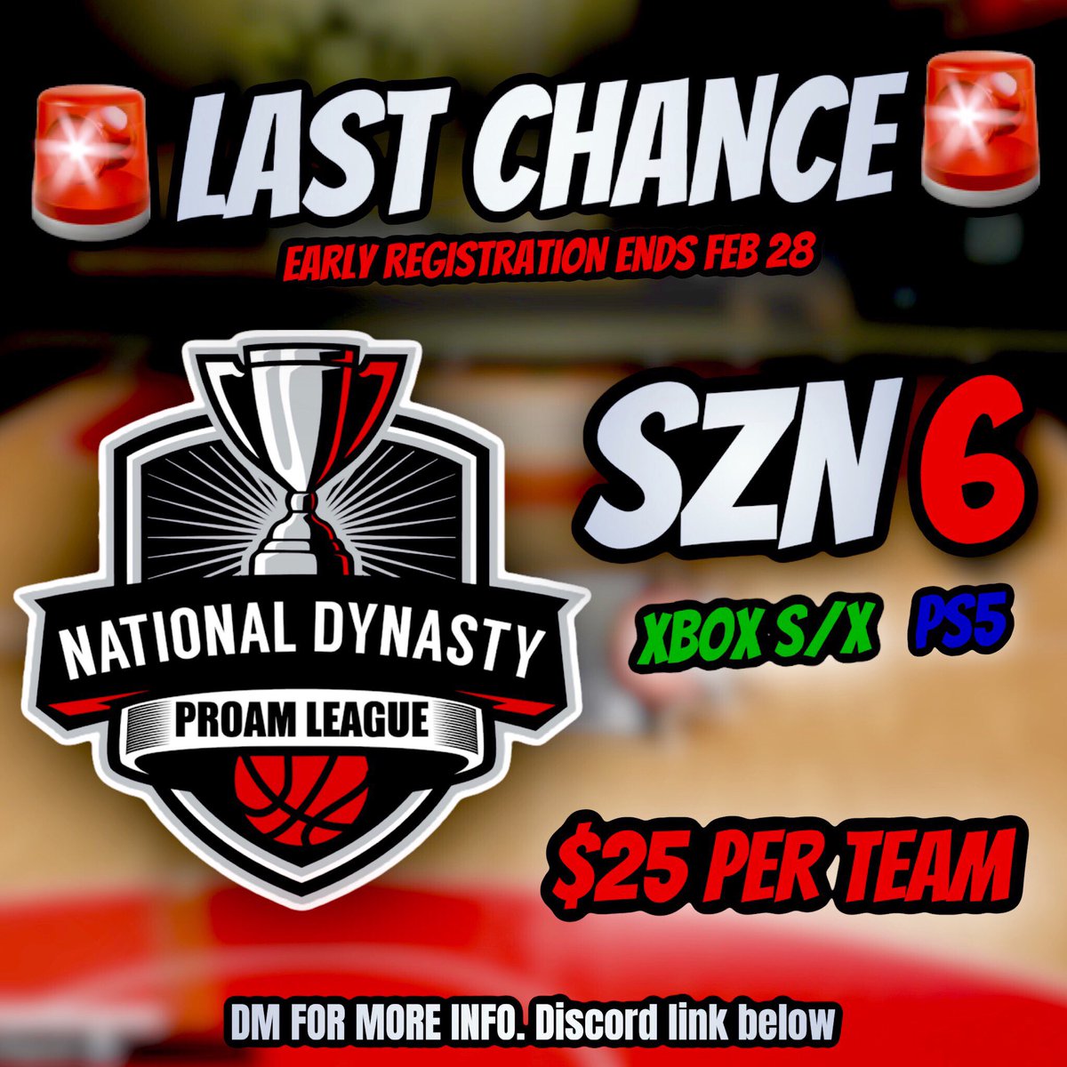 National Dynasty Pro Am League tweet media