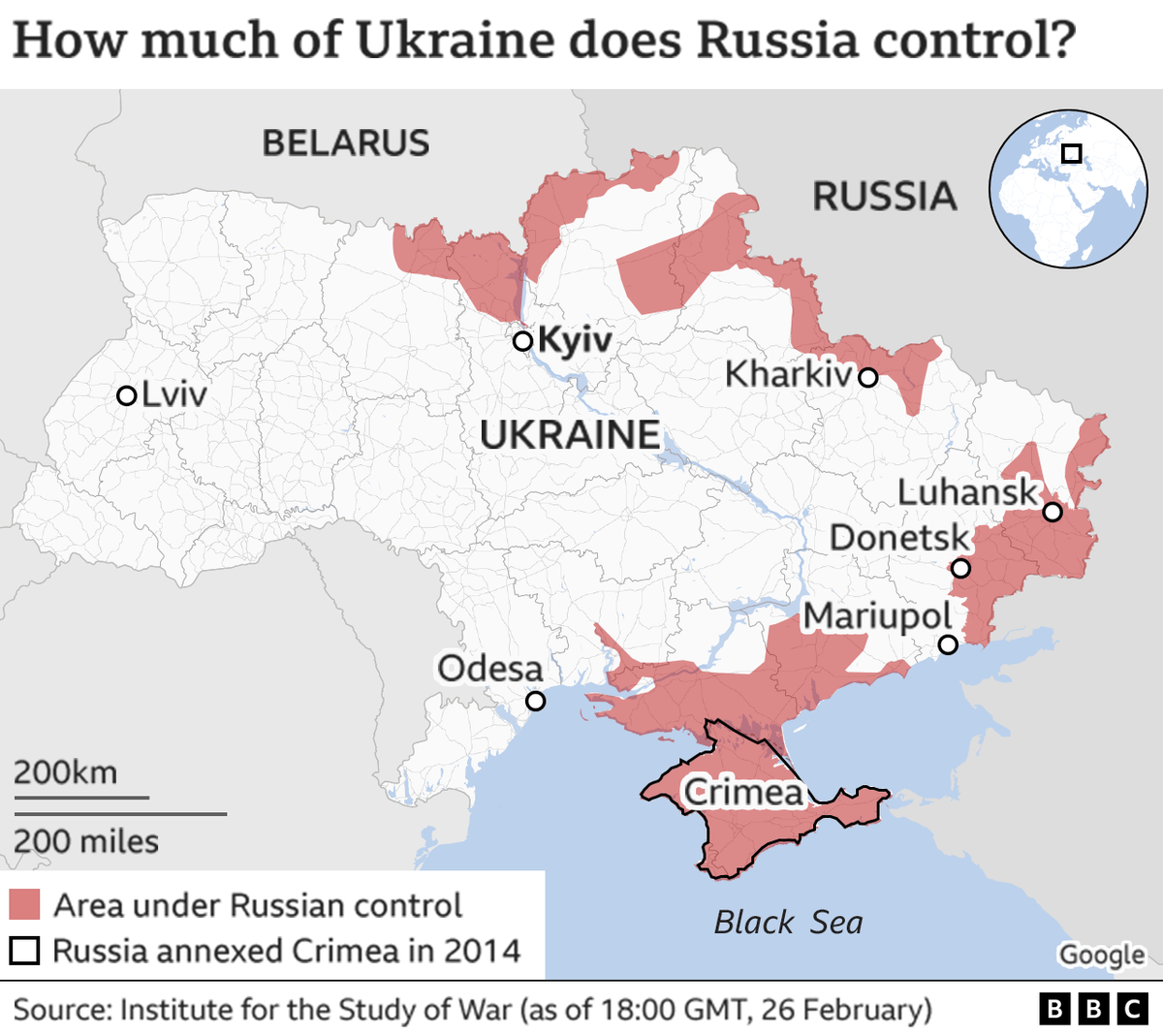 UkraineUpdates4's tweet image. Current #Ukraine invasion visualised:
