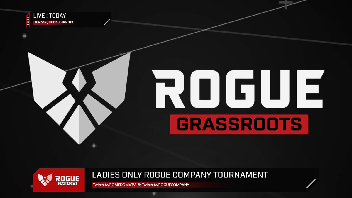 RomeTheHost's tweet photo. TODAY IS THE DAY!

Tune in as 48 @RogueCompany ladies battle it out to be for over $1,000 in prizes! S/o to @RCGrassroots for helping produce this amazing show!

Randomizing Teams At 3:30 est on https://t.co/BXruPRL3fq
Tournament Play Starts At 4:00 est on https://t.co/AuN3tOq2q1 https://t.co/AKQ6knshKL