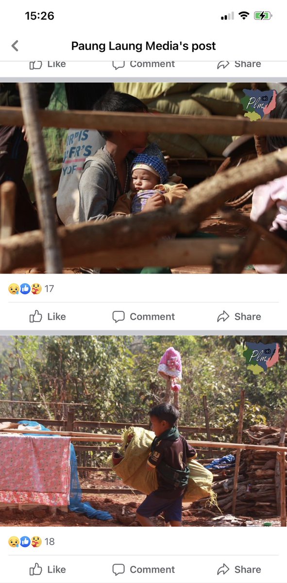 ZL_Myanmar's tweet photo. Karenni IDPs had to leave their camps for safer places as fightings became closer to their camps
How long do they have to keep running?
&amp; no place is safe enough from relentless air attacks of the military regime 
#WhatsHappeningInMyanmar https://t.co/03CMtvUw5i