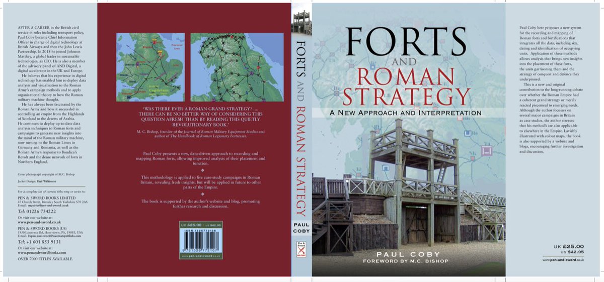 Pleased to announce my book on Forts and Roman Strategy is going to be published by Pen &amp; Sword end April. #roman #history