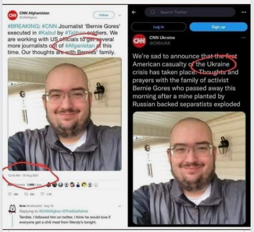 This journalist died twice for the media...
once in Afghanistan and now again in Ukraine...
Media losing all credibility.
#Ukraine
#UkraineWar