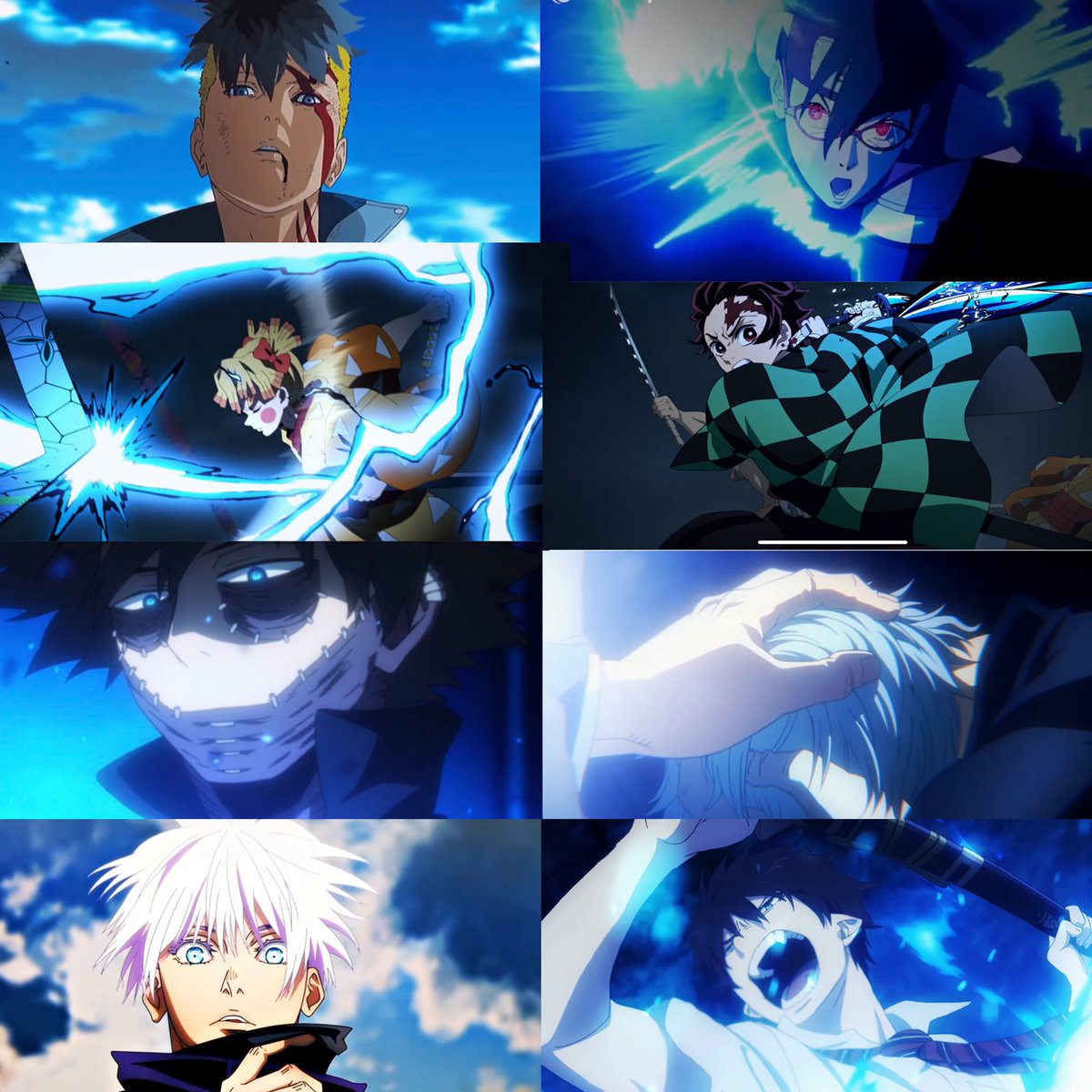 autunm_season's tweet photo. Blue in anime https://t.co/IhiLWeL9Nn