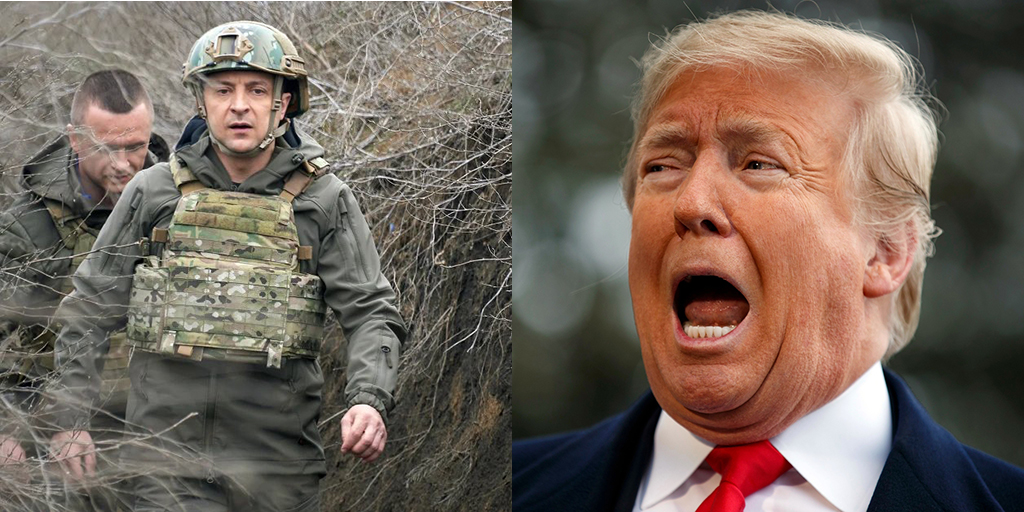 As #Russian tanks approached Kyiv and the US offered to evacuate him, President Zelensky responded "I need ammunition, not a ride."

As #GeorgeFloyd protesters approached the White House in May 2020, #Trump hid in a bunker.

#StandwithUkraine #Zelensky #Ukraine #UkraineRussiaWar