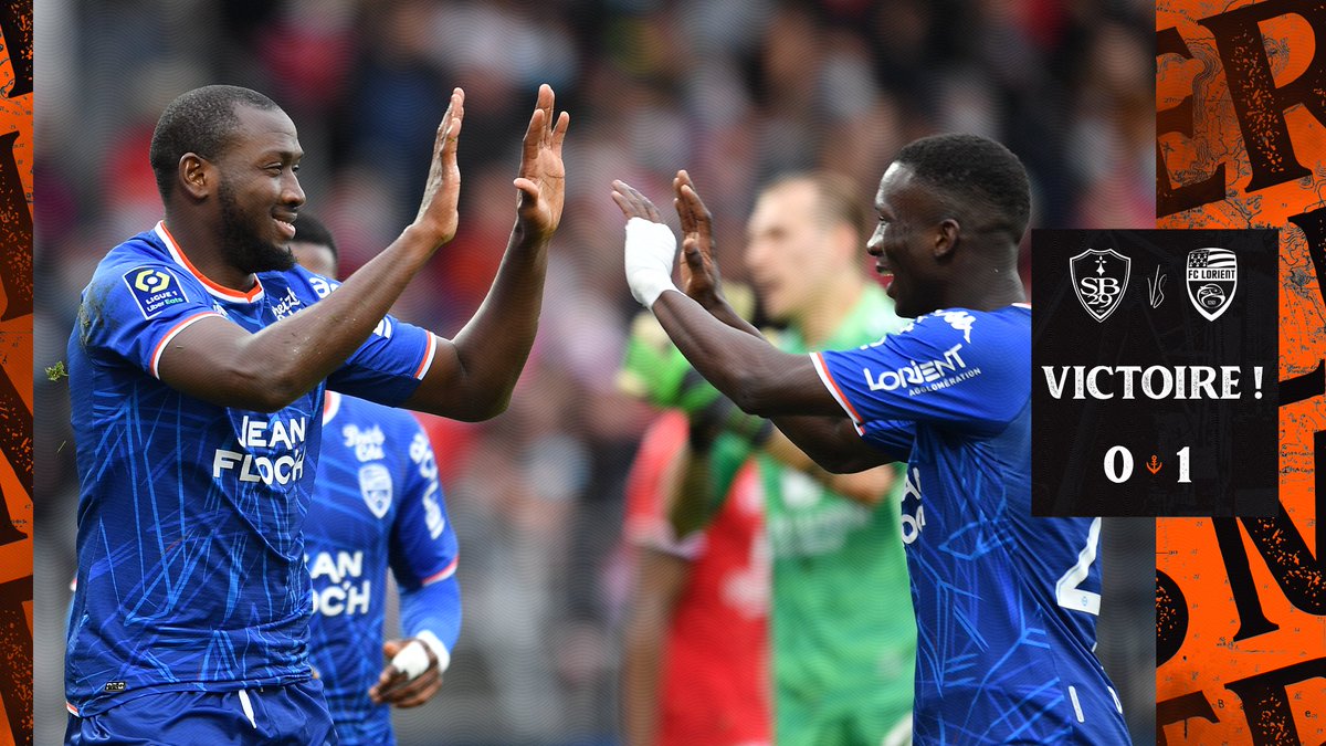 👊 Lorient remporte le derby (1-0) ! 🧡

💥Un but de Ibrahima Koné (72')