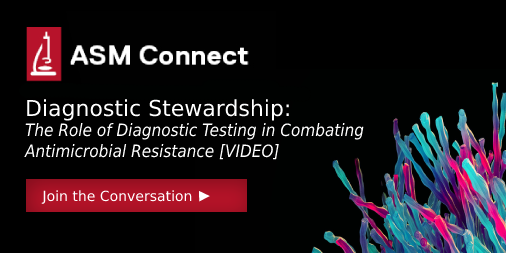ASMicrobiology's tweet photo. Interested in the role of diagnostic testing in combating AMR? Check out this session from #WorldMicrobeForum! Log into ASM Connect, your online-member community, to exclusively view recordings from this ground-breaking conference and discuss the findings. https://t.co/6fsLzT1nP7 https://t.co/zH7pzjvnxL