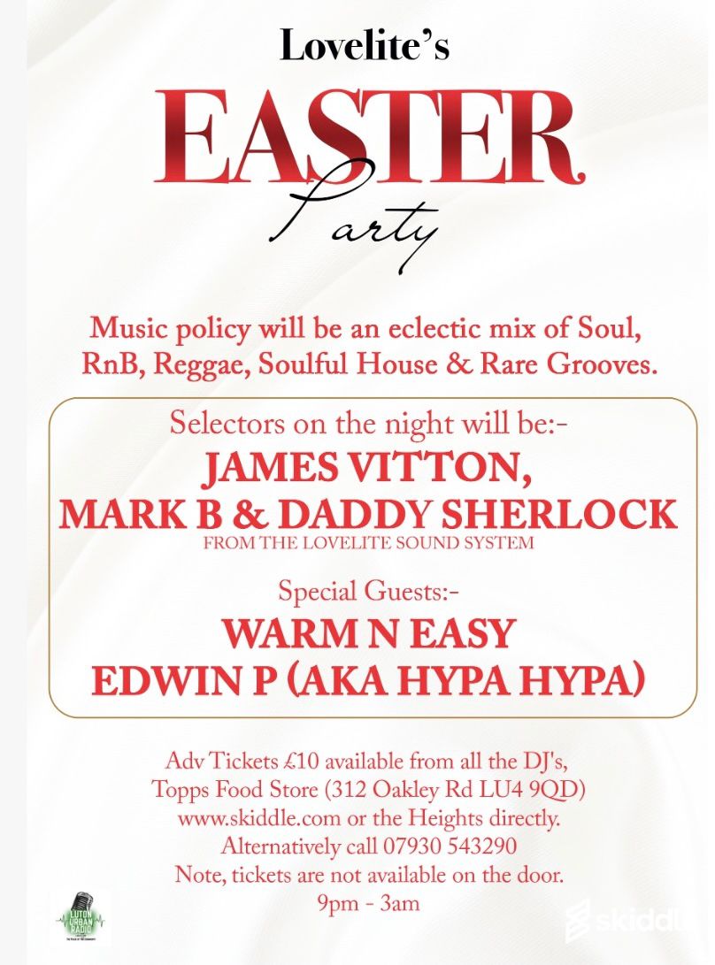 Catch Daddy Sherlock &amp; James Vitton with the “Lovelite Sunday Roast”  show 4 till 6 tonight on lurlive.com fbcstreams-00.net/radio/lur/ or tunein app!               
For shout outs call, text or whatsapp on 07908974543 😎👊🏿 #lovelitecrew #lurlive