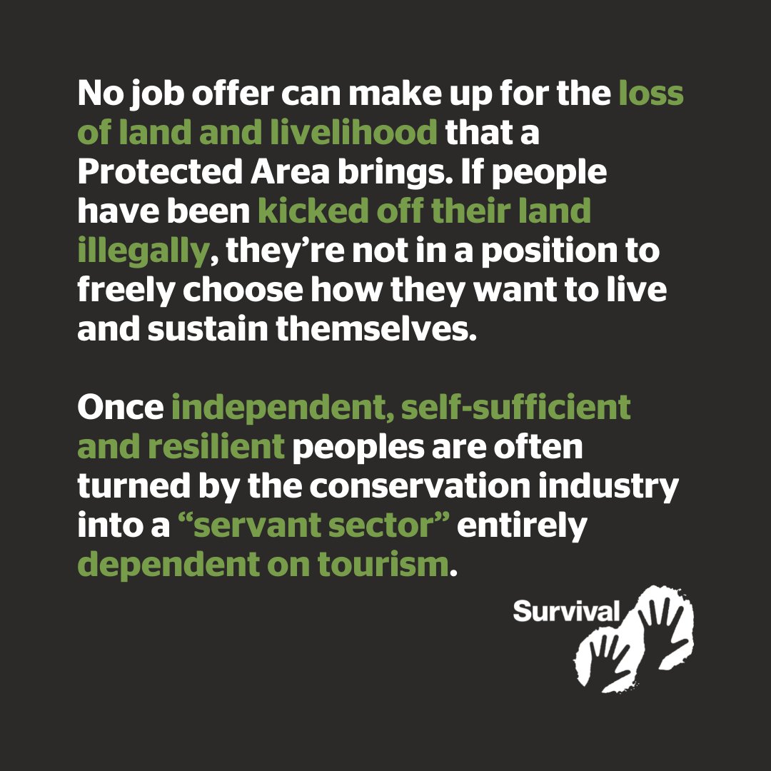 Secure Indigenous land rights, not Protected Areas. They're not the same thing. Find out why. 👇

#DearHumanity

<a href="/AmandaLMolder/">Amanda Molder</a> <a href="/TrophyXpose/">XposeTrophyKilling</a> <a href="/DavidNdii/">David Ndii</a> <a href="/NelsonGich/">Michael Nelson</a> <a href="/Nanjala1/">Nanjala Nyabola</a> <a href="/demicolleen/">demi colleen 🇵🇸 🇯🇲 🇮🇪</a> <a href="/SREnvironment/">SREnvironment</a> <a href="/steventrent/">Steve Trent</a> <a href="/xr_cambridge/">XR Cambridge</a> <a href="/eilperin/">Juliet Eilperin</a> @MenryWY <a href="/AfricaGreens/">Greens of Africa Foundation</a> <a href="/brintonmarcus/">Gumisiriza Brinton</a>