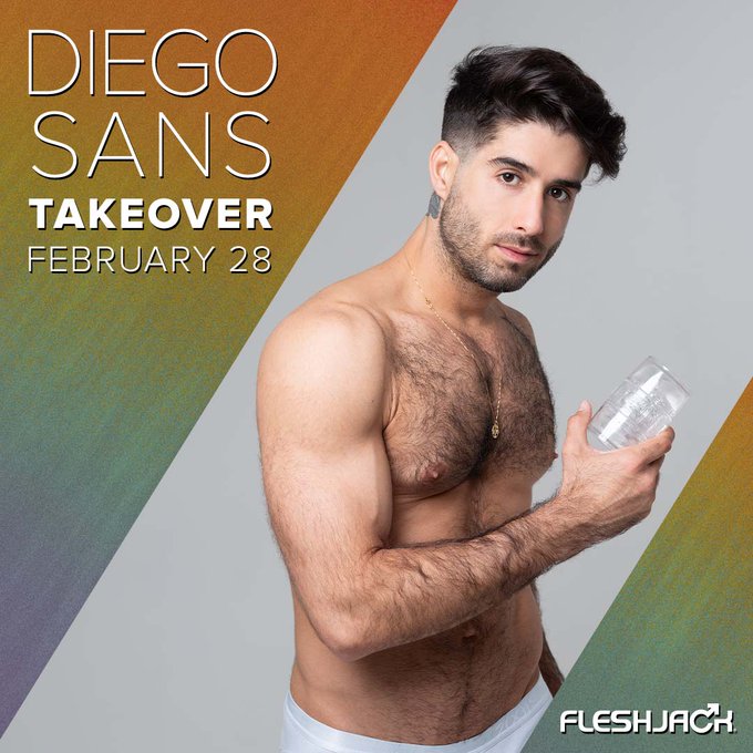 It's a takeover! Join us TOMORROW as Brazilian hottie @diegosansporn takes over our IG account (https://t