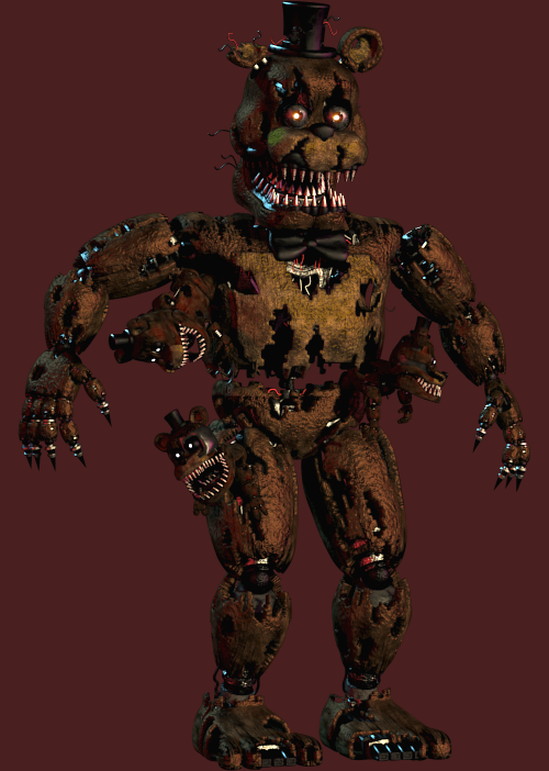 LEGO MOC Fnaf 4 nightmare animatronics pack by