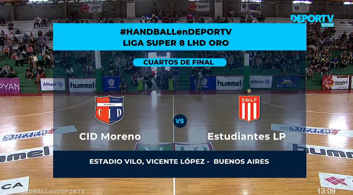 AHORA | #HANDBALLenDEPORTV🤾‍♀️ Continúa la acción del Súper 8 de la LHD Oro🏆

👕  <a href="/HandballCid/">CID MORENO</a>  🆚 <a href="/edelphandball/">Handball Estudiantes de La Plata</a>  

🎙️ <a href="/hernandelorenzi/">Hernan E. De Lorenzi</a> - Valentina Kogan - <a href="/Iaru12/">Iara Embon</a>

🔴 EN VIVO 
📺 TV
💻 facebook.com/canaldeportv
🖥️youtube.com/watch?v=V80W6e…
📱 <a href="/SomosContar/">Contar</a>