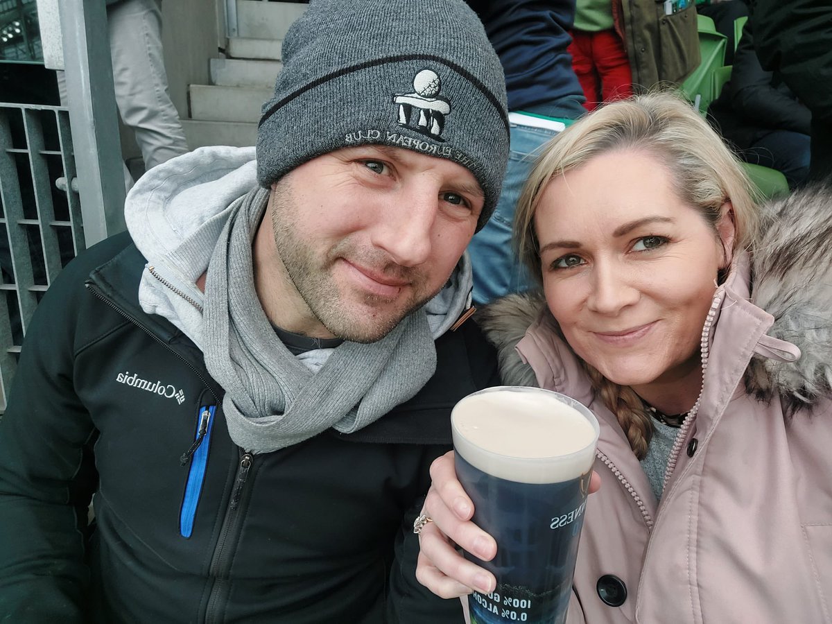 Couple of hours without the sprogs… ☘️🇮🇹🏉