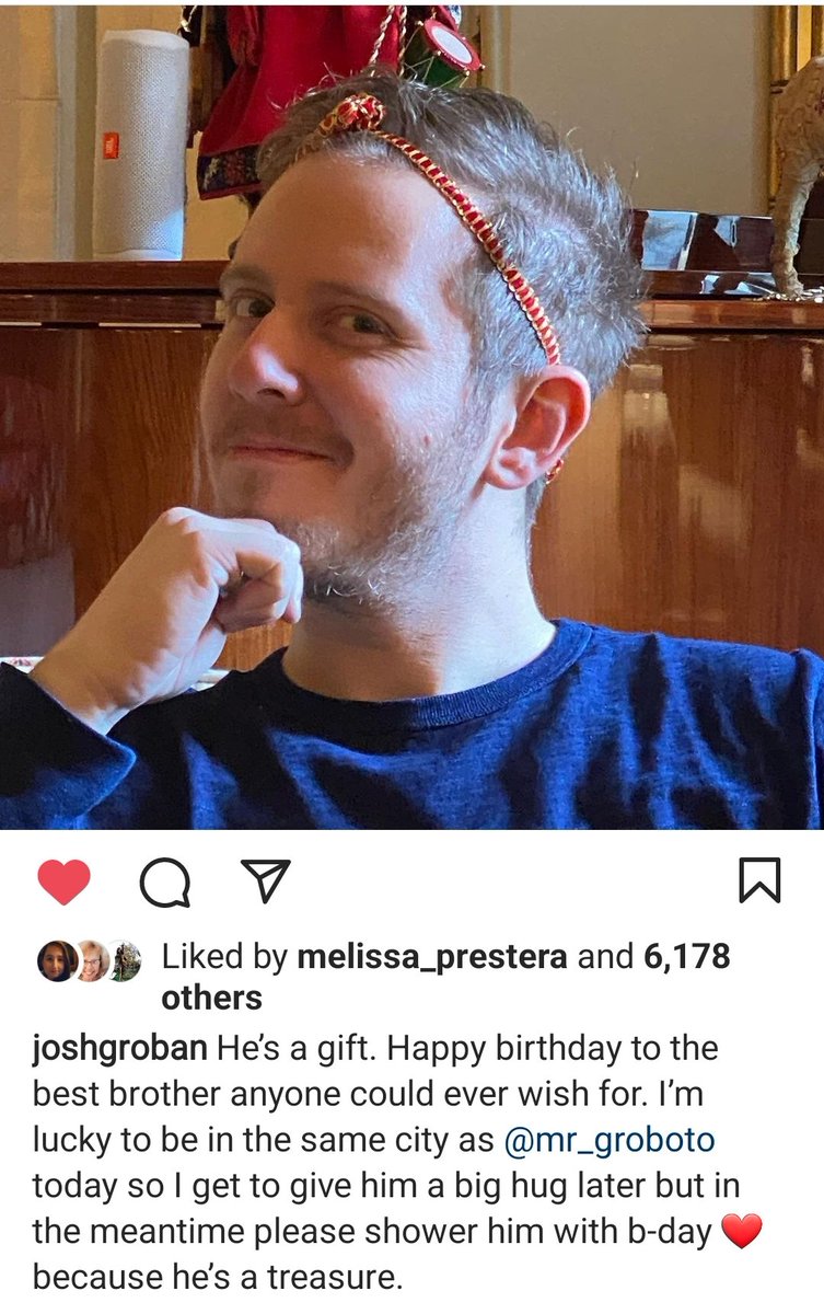 Timpanist's tweet photo. #instagram from .@joshgroban "Happy birthday to the best brother anyone could ever wish for." @Cgroban #HappyBirthday #gift #birthdaylove #hugs #_brothers #friends https://t.co/GMHyidM4mg