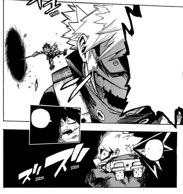 Since Deku back to the U.A. , Bakugo has tried to be close to him all the time and now they separate!  nooo way 😭 Worried about Deku i'm more worried about Bakugou...  #MHA345 #bnha345 #bnhaspoilers #MHASpoilers 