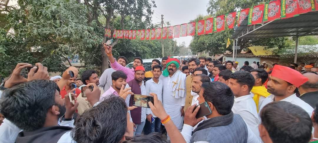 जनपद चंदौली के मुगलसराय विधानसभा में समाजवादी पार्टी के प्रत्याशी भाई चंद्रशेखर यादव जी के चुनाव प्रचार में।🙏