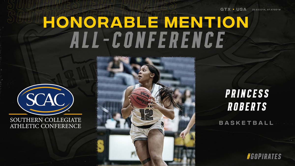 SUPirates's tweet photo. 🏀 | @SUPiratesWBB's Lauren Fulenwider earns All-SCAC Second Team honors. Princess Roberts and Ellie Ward made Honorable Mention. #GoPirates https://t.co/9jcz6ugQcg https://t.co/yXrn6HuxRk
