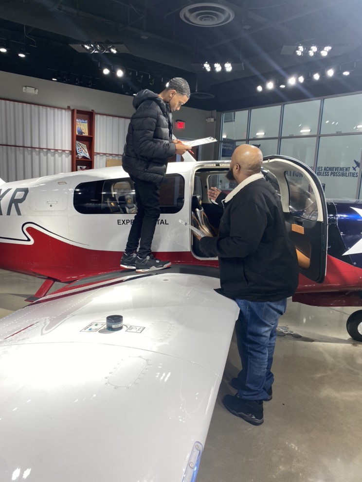 Check out our students who participated in the Houston Aviation Black History Celebration at Lone Star Flight Museum.  #STEMSaturdays