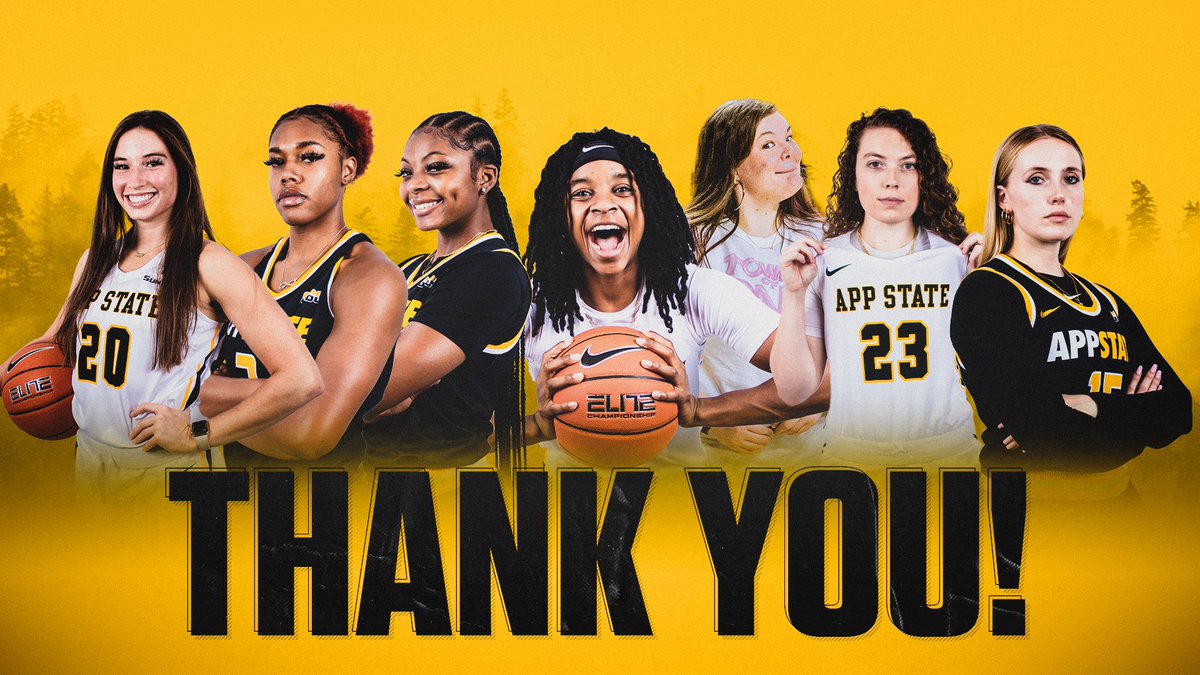 Thank you seniors for giving your ALL for App State. Let’s go make a run in Pensacola!

#PoundTheStone