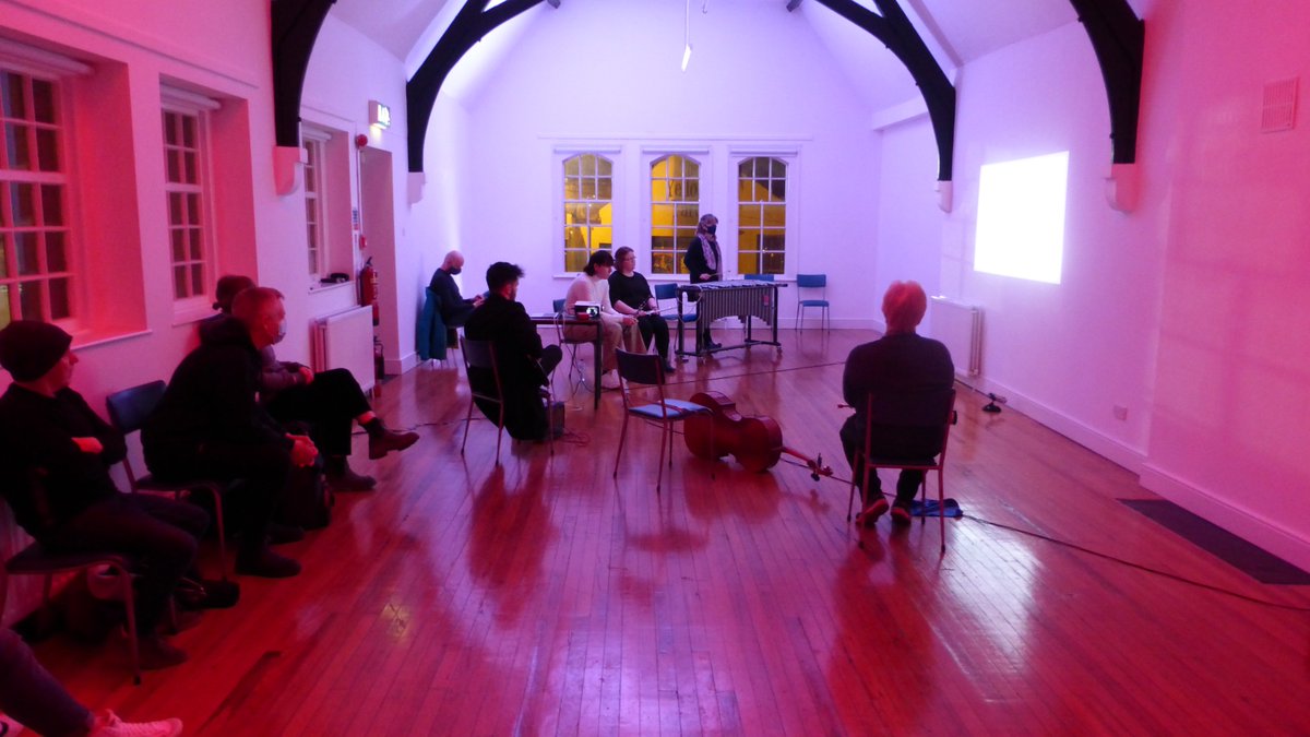 NoLightsProject's tweet image. A big thank you to all who came yesterday to hear (and see) Rob Casey's "Beating the Walls", a mixed-media composition for projection, ensemble and electronics using Derry’s city walls as a score.