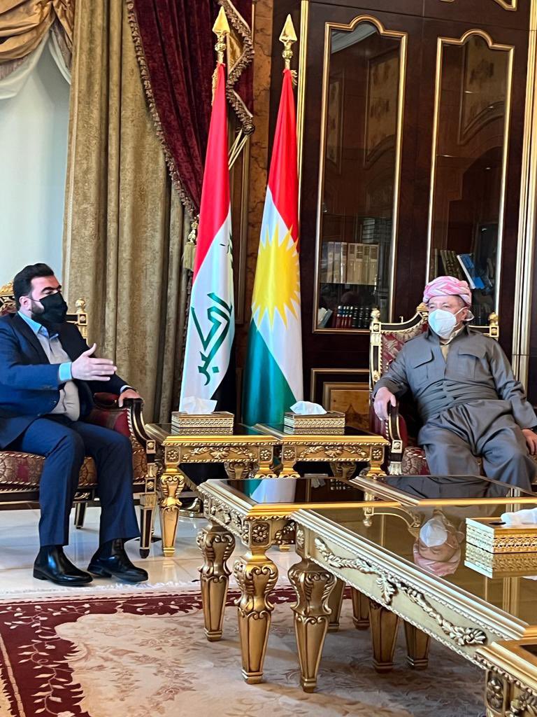 RyanAlChaldean's tweet photo. التقينا رئيس الحزب الديمقراطي الكردستاني وتوجهنا مع وفد قيادي من حركة بابليون إلى إربيل، حيث بحثنا اخر المستجدات السياسية ووضع المسيحيين في الإقليم وسهل نينوى والمشاكل العالقة وضرورة التعاون للوقوف على معاناة شعبنا على ان يتم التنسيق لايجاد حلول. https://t.co/m2AbwbrlUP