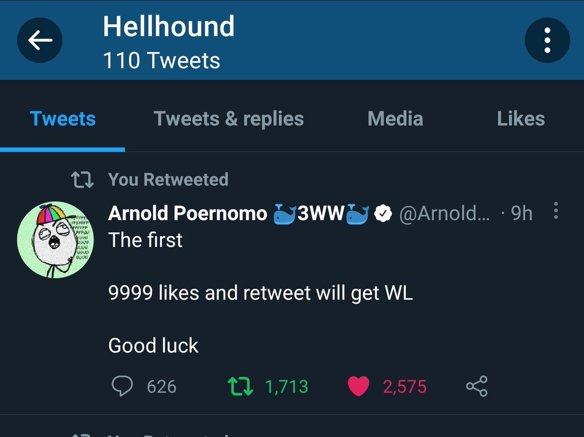 Hellhou72105406's tweet photo. @ArnoldPoernomo Done https://t.co/Q13SORdMcG