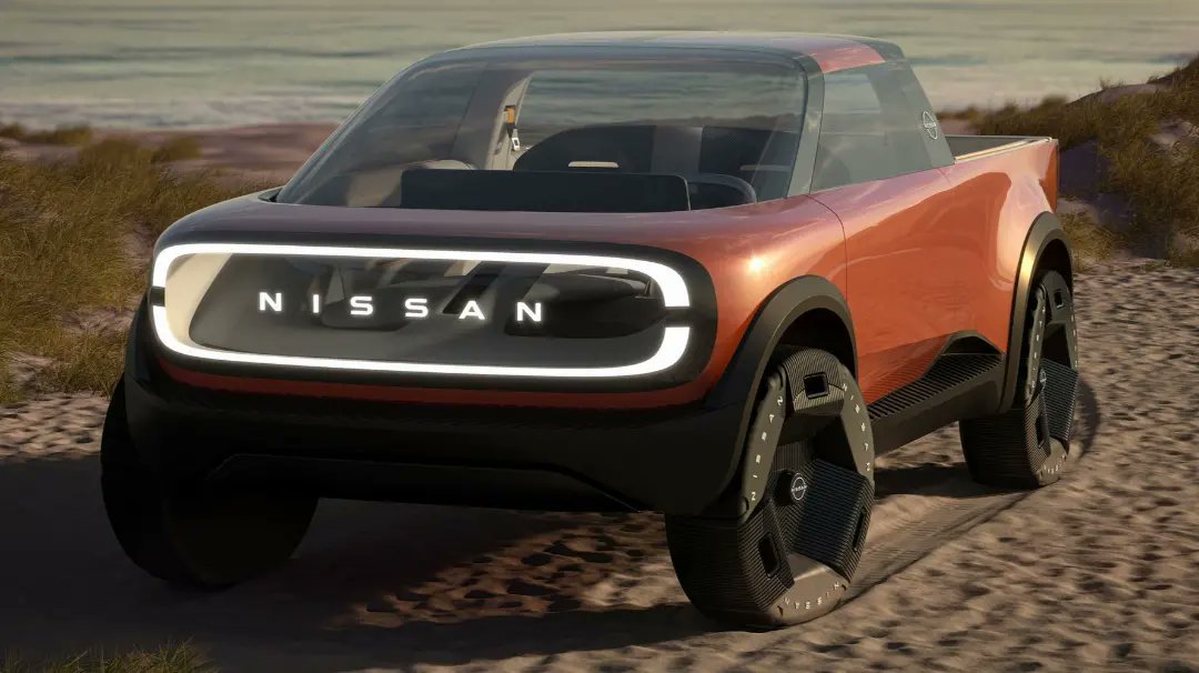 MotorShowme's tweet photo. The 2030 Nissan Surf-Out concept is a leisure-focused vehicle designed to provide a smooth ride regardless of the terrain.
#Nissan #SurfOut #Concept #SurfOutConcept #NissanSurfOut #OffRoadPerformance #e4ORCETechnology #EV #MotorShowme https://t.co/cvF4G2Igf4