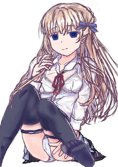 うちの子、弥生の濡れ透けを描いてました。続きは後日やります。 