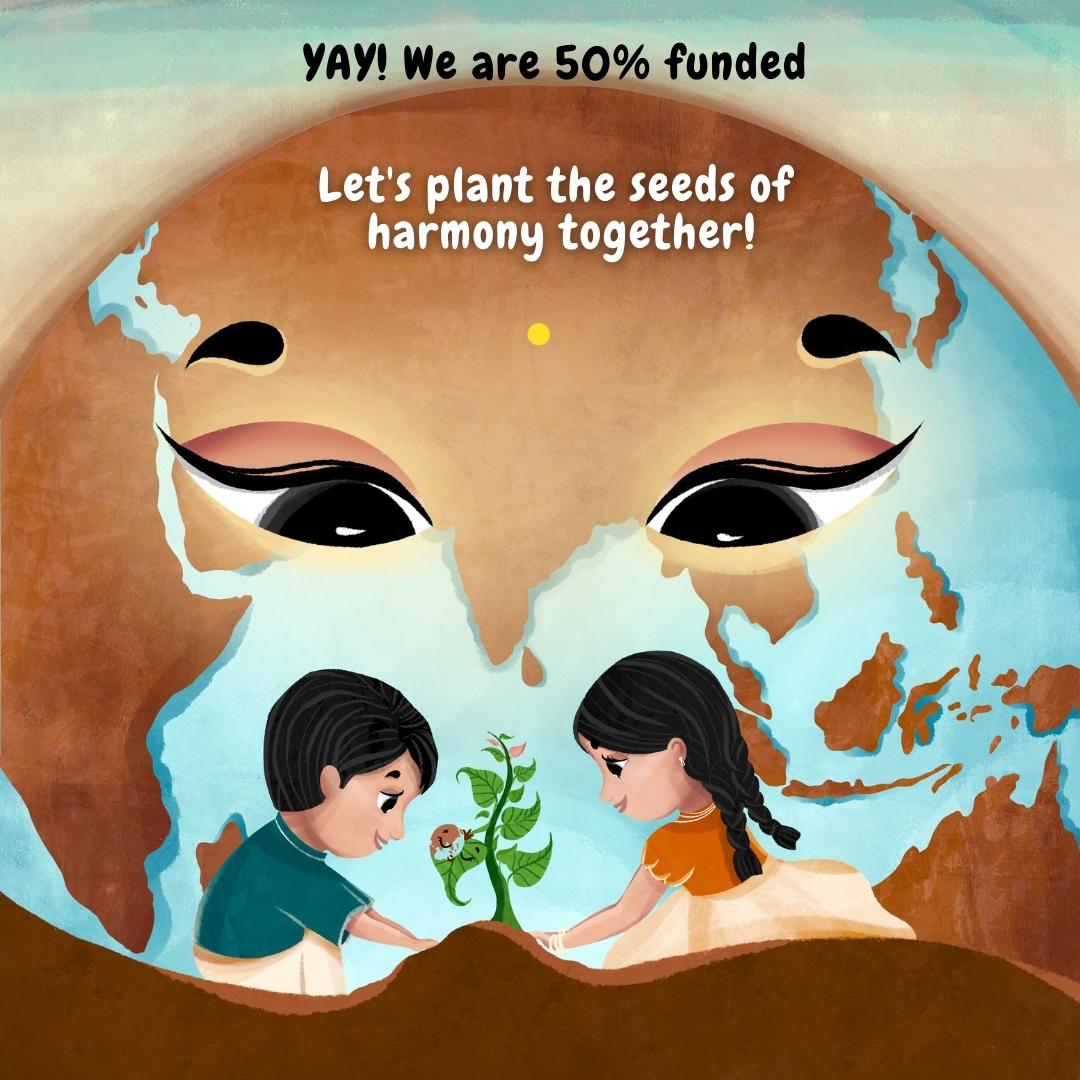 EternalTreeBks's tweet image. Yay!! We are 50% funded. Please keep sharing and supporting our pre-order campaign on Kickstarter. A beautiful book spreading Buddha's message of harmony with  foreword by His Holiness The @DalaiLama bit.ly/leaftalkspeace 
#Buddhism #Buddhist #Mindfulness #picturebooks