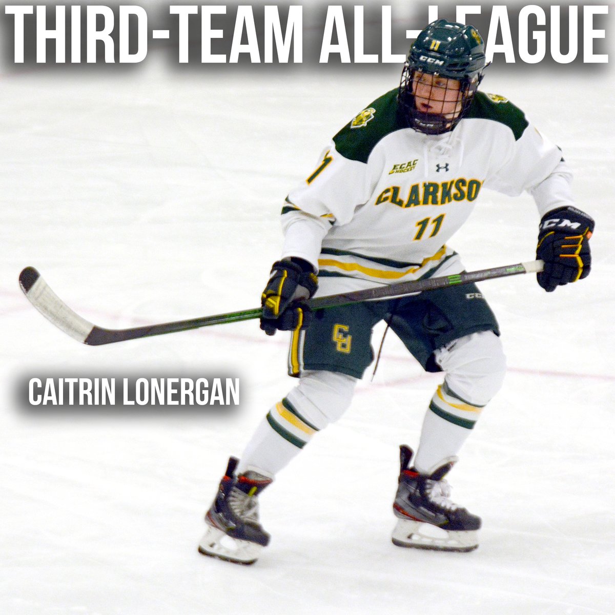 THIRD-TEAM 🏆

Caitrin Lonergan earns another #ECACHockey honor after posting 47 points this season, 26 of which came in league contests. The <a href="/ClarksonWHockey/">Clarkson Womens Hockey</a> senior posted multi-point games 12 times this year.

#ECACHockey | #LetsGoTech