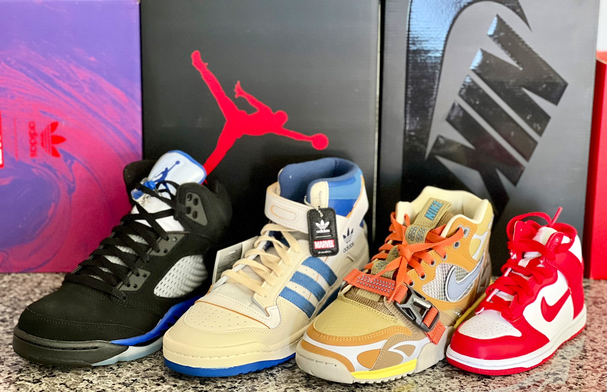 Jordan x adidas hotsell
