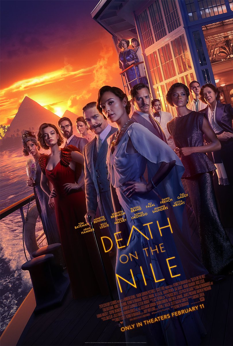 Danielajtoro's tweet photo. #coms367 As a huge Agatha Christie fan, this movie was long awaited. If you are looking for something fun to do during reading week, I highly recommend it https://t.co/ONqJjijlJK