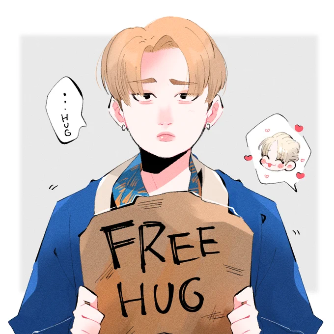 FREE HUG#Straykidsfanart #Changbin #Felix 