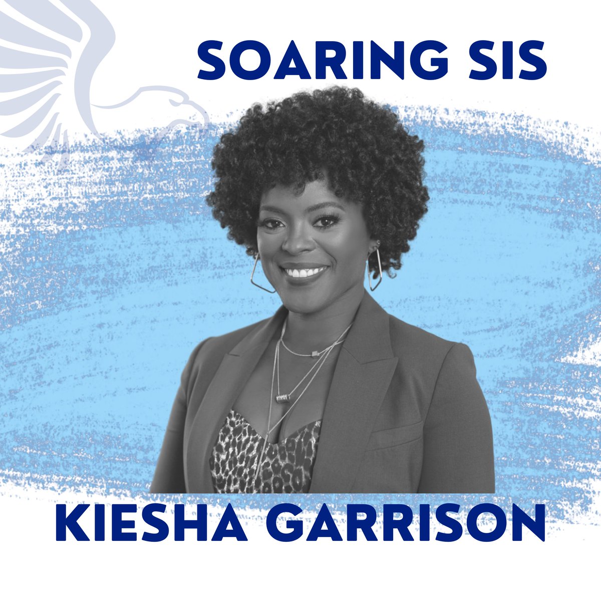 Spelman2002's tweet photo. Today we salute our sis, Kiesha Garrison. Congratulations to Kiesha on the recent launch of her new interview podcast called YOU Better! Look for her on Apple Podcasts, Spotify, & Amazon Music, and follow her journey @kiesha_garrison 🦅💙
.
.
#02fly #soaringsis #spelman2002 https://t.co/rsJYPLgmjj