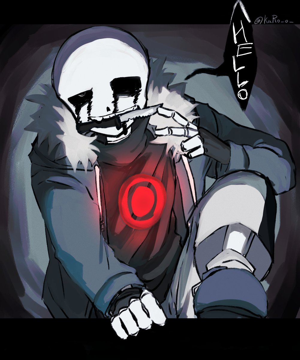 myammya-ut: “horror sans ”  Horror sans, Undertale fanart, Anime undertale