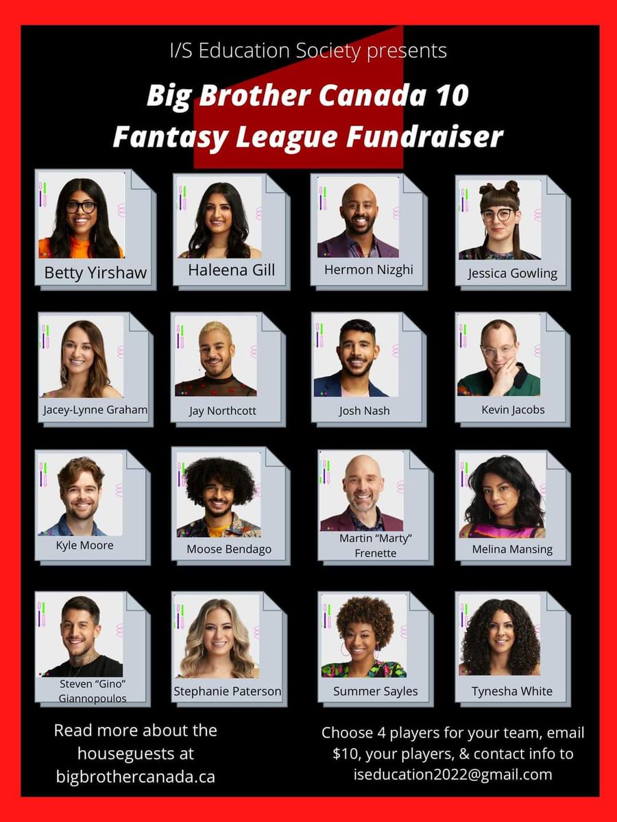 DBennettPE's tweet photo. Our education class is doing a Big Brother Canada fundraiser for some great prizes! Message me if you're interested! https://t.co/Ly67DBjVw8