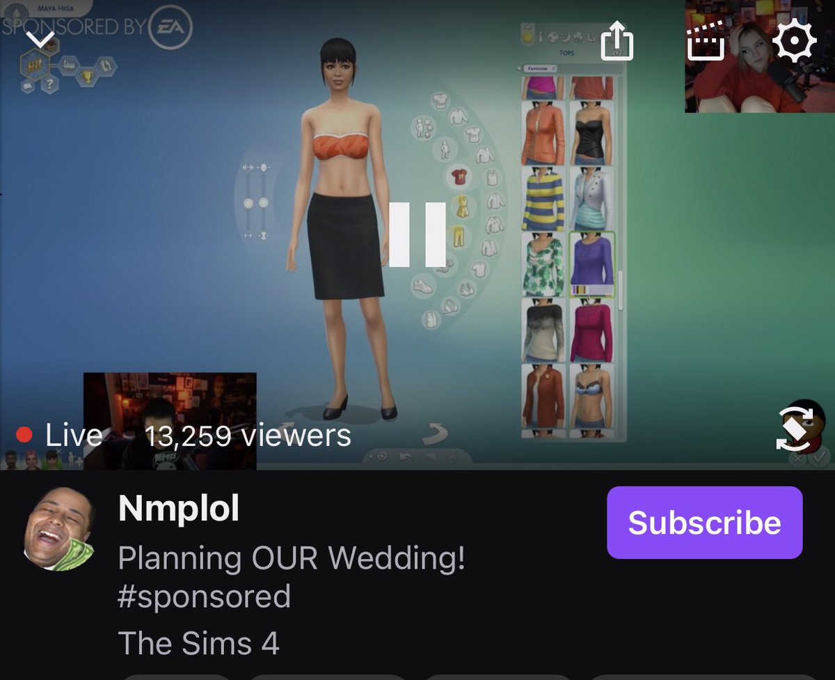 ClauWowPaw's tweet image. EA reached out to a big streamer to play the sims 4 wedding stories. He probably doesn’t know the drama because he literally doesn’t play the sims. Right now he is only playing with base game and the game pack. They are trying a new audience to see the broken pack. #TheSims