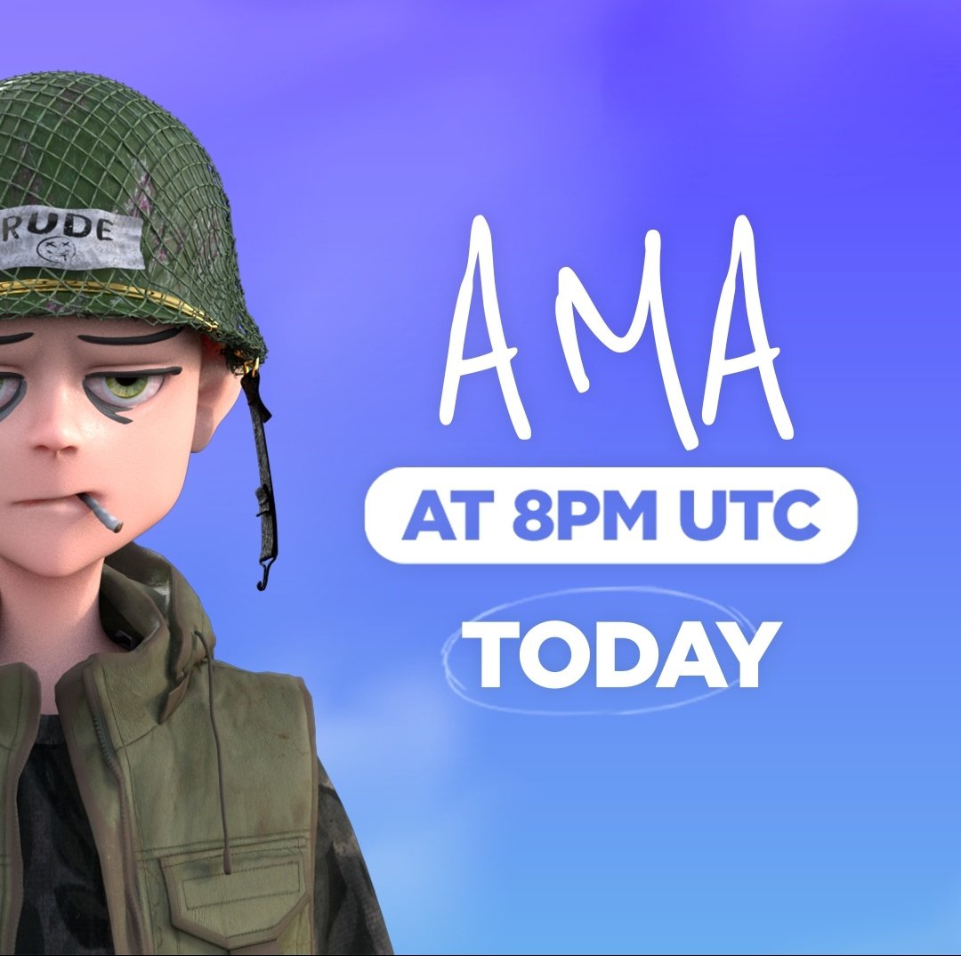 PourThatLean's tweet photo. Live AMA on our Discord server today at 8PM UTC 😈

You don't want to miss it !
See you there 👀 https://t.co/XrlLtboOsp