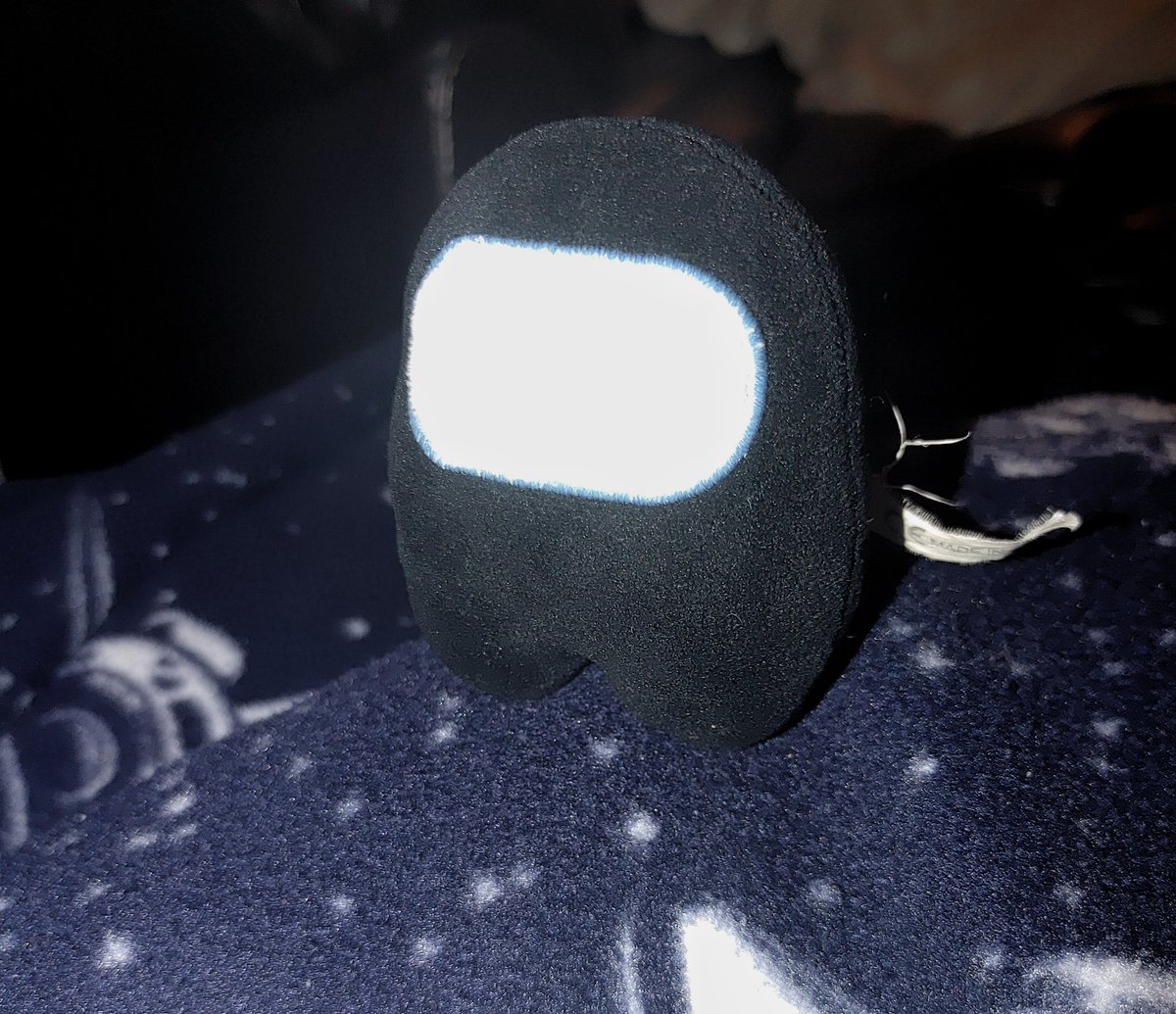 caitievorps's tweet photo. My kids have a little black Among Us plush and still refer to it as "Corpse" @Corpse_Husband 😂😂 https://t.co/26r9uVyYh5